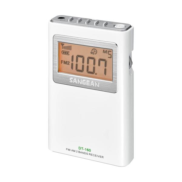 Sangean Pocket Dt-160 Weiß / Tragbares Radio