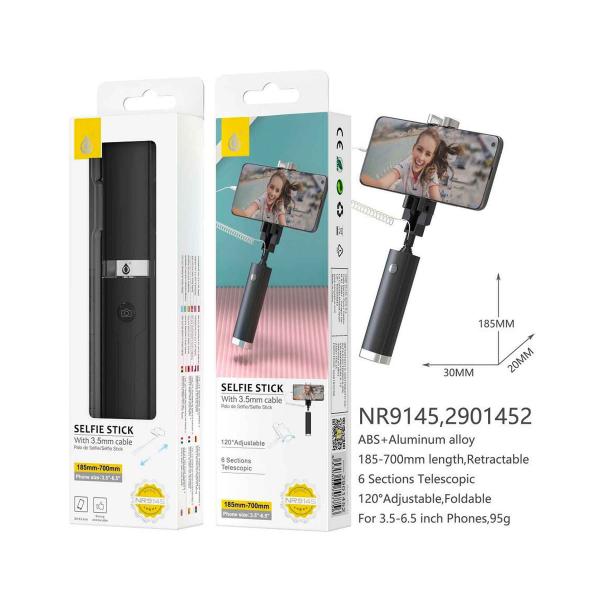 Jc Nr9145 Schwarz / Selfie-Stick