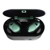 Skullcandy Push Tws Schwarz Grün Psychotropical Teal Kabellose In-Ear-Bluetooth-Kopfhörer mit Mikrofon und Batteriefach