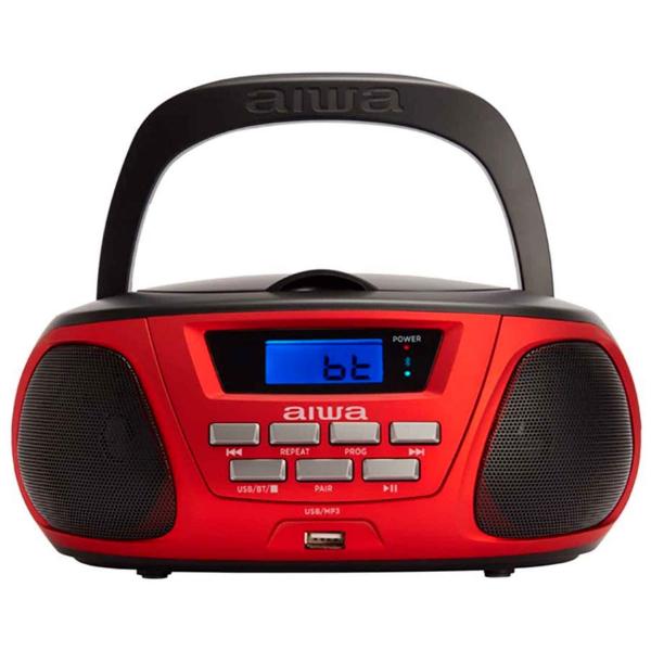 Aiwa Bbtu-300rd Rossa / Radio CD portatile