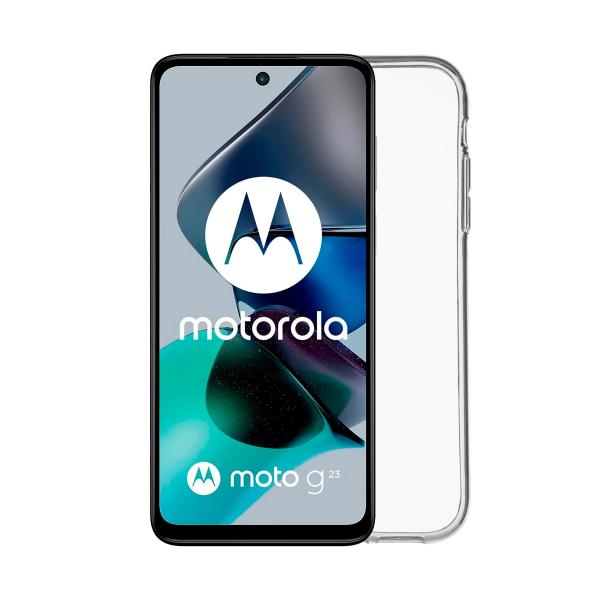Jc Trasera Silicona Transparente / Motorola Moto G23