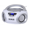 PORTABLE STEREO BOOMBOX CD BLUETOOTH USB AUX-IN TREVI CMP 544 BT WHITE