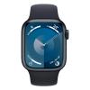 Apple Watch Series 9 GPS 41 mm Bracelet Sport en Aluminium et Noir Minuit MR8Y3QL/A - Taille S/M