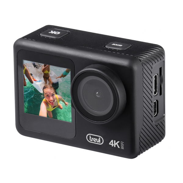 4K WI-FI SPORTS ACTION CAMERA WITH 30M UNDERWATER HOUSING TREVI GO 2550 4K