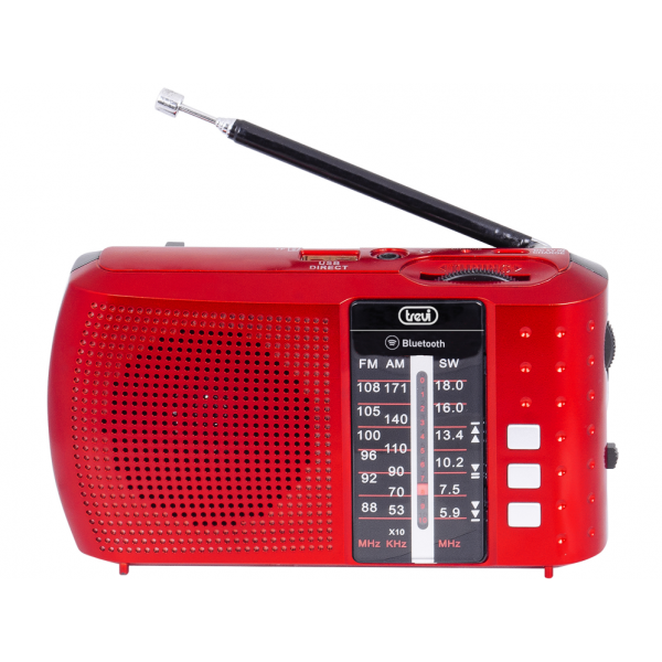 Mini Altavoz Bluetooth Radio Fm Ranura Micro-sd Portátil Correa De Muñeca  Rojo
