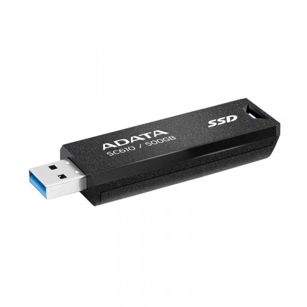 ADATA SC610 SSD Externo 500GB USB 3.2 Gen2 Preto