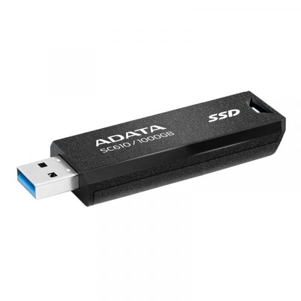 ADATA SC610 SSD Externo 1TB USB 3.2 Gen2 Preto
