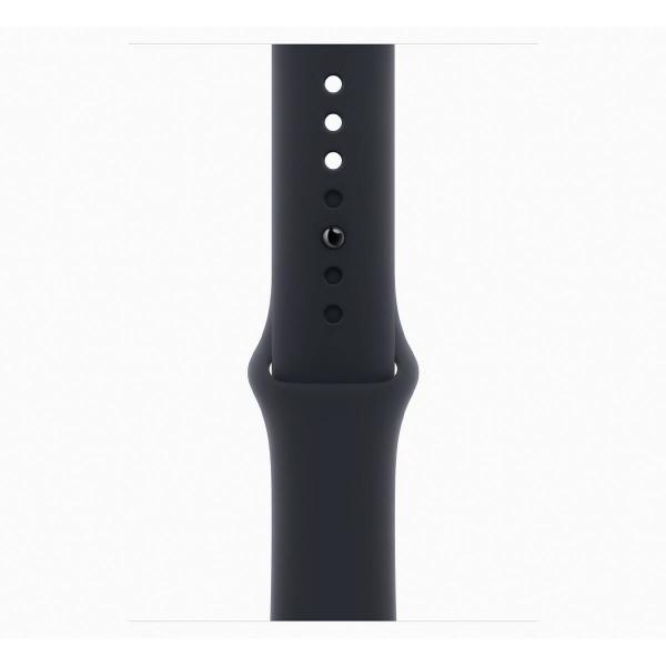 Apple Watch Series 9 GPS 45 mm Alluminio nero e cinturino sportivo nero MR9C3QL/A - Taglia M/L