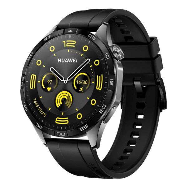 Huawei Watch GT 4 Bluetooth 46 mm preto (pulseira de fluoroelastômero preta) Phoinix B19F