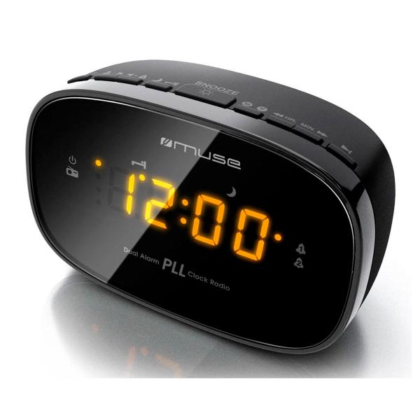 Muse M-150 Cr Black / Alarm Clock Radio