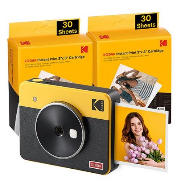 Kodak mini shot 3 ERA giallo 3X3 + 60 fogli
