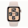 Apple Watch SE (2ª Gen) 2023 GPS 40mm Aluminio y Correa Deportiva Blanco (Starlight) - Talla M/L