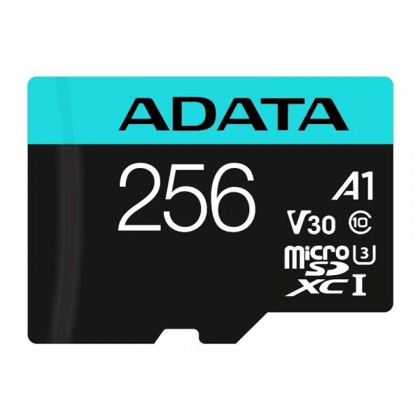 ADATA microSDXC/SDHC UHS-I U3 256 Go avec adaptateur