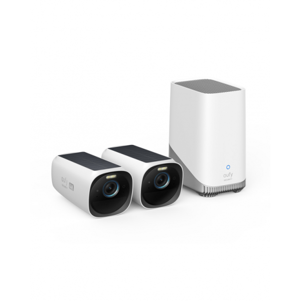 ANKER EUFY EUFYCAM 3, 2.1 CAMÉRA DE SURVEILLANCE BLANC, KIT NOIR