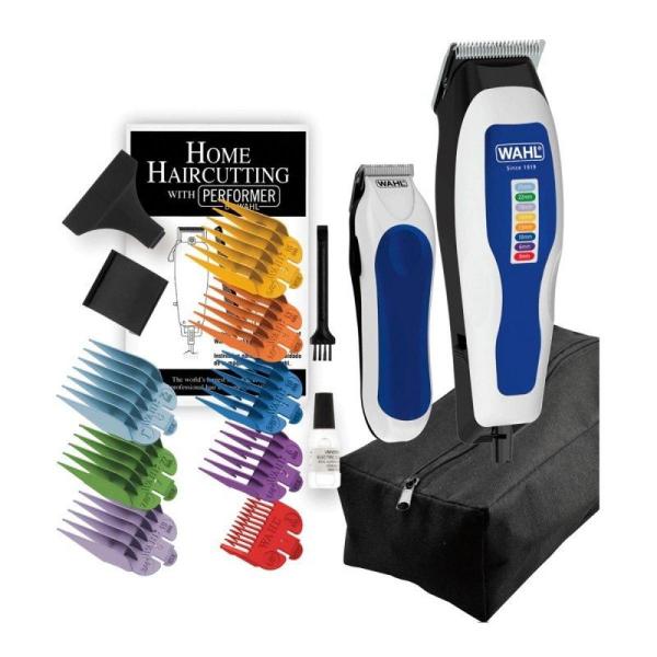 Wahl Color Pro Hair Clipper + Trimmer / Corded / 9 Accessories