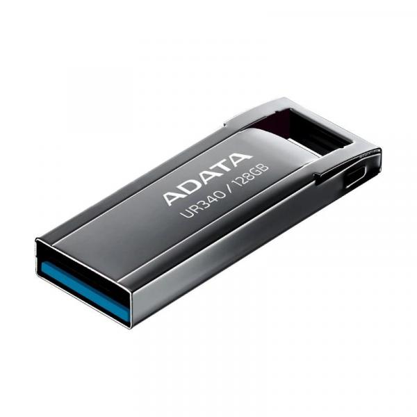ADATA USB-Stift UR340 128 GB USB 3.2 Metall Schwarz