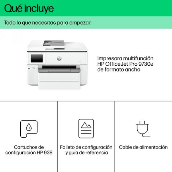 Stampante multifunzione HP OfficeJet Pro 7740 A3 fronte/retro/fax 34 ppm