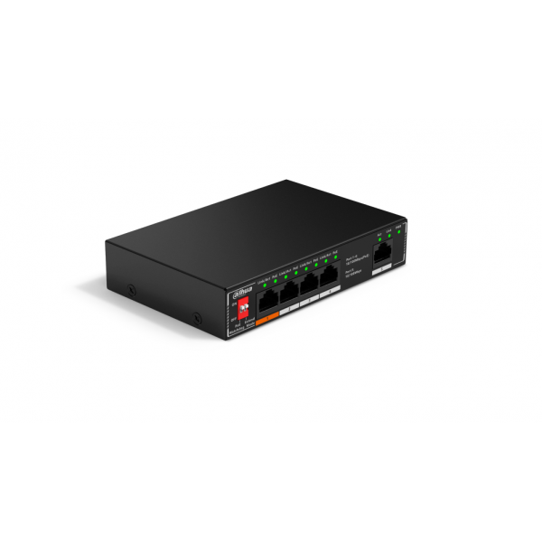 SWITCH IT DAHUA DH-SF1005P 5-PORT UNMANAGED DESKTOP SWITCH WITH 4-PORT POE