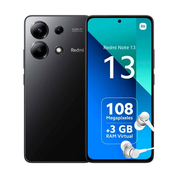 Xiaomi Redmi Note13 4g Black / 8+256gb / 6.67" Amoled 120hz Full Hd+