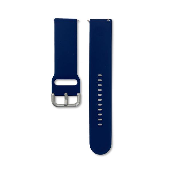 Jc Silicone Strap 22 Blue With Buckle