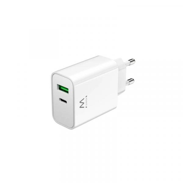 CARICABATTERIE RAPIDO EWENT USB-C / QC 3.0 / 30W