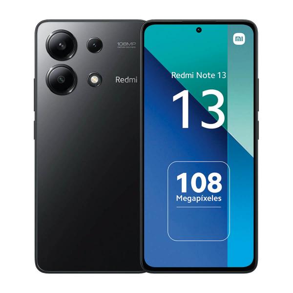 Xiaomi Redmi Note 13 4G 8GB/128GB Preto (Preto Meia-Noite) Dual SIM