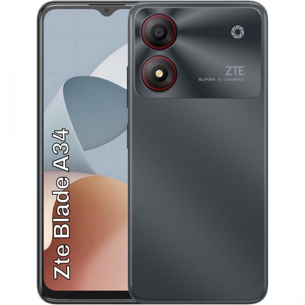 ZTE blade A34 6+64GB (2+4GB RAM) 4G grey OEM