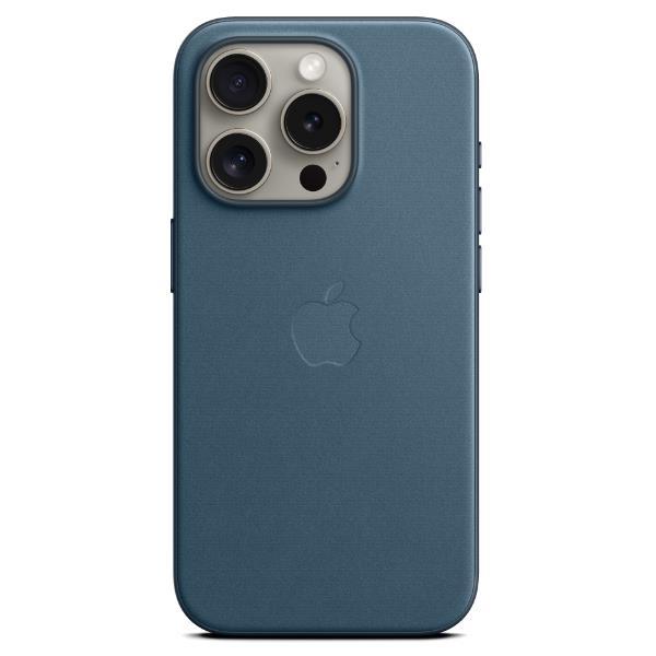 Capa Iphone 15 Pro Max Tecido Azul