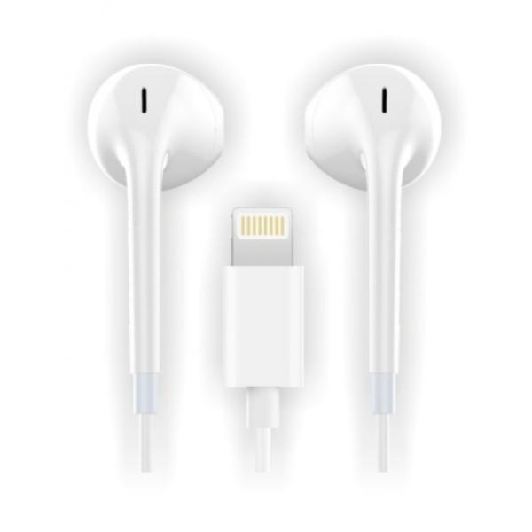 Fone de ouvido T1t Hip White Lightning compatível com Apple