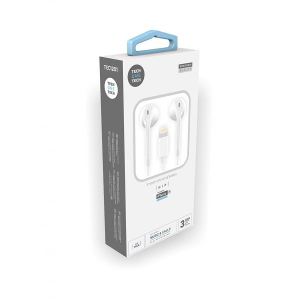 T1t Hip White Lightning Kopfhörer kompatibel mit Apple