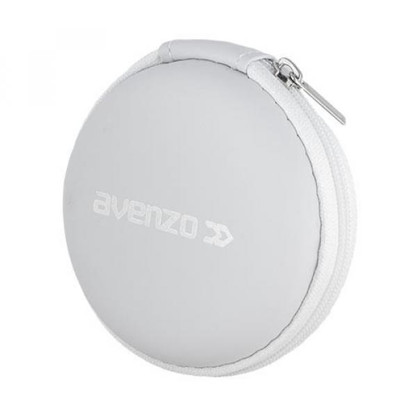 Weißer Avenzo-Kopfhörer mit USB-C-Mikrofon