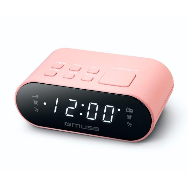 Muse M-10 Pink / Alarm Clock Radio