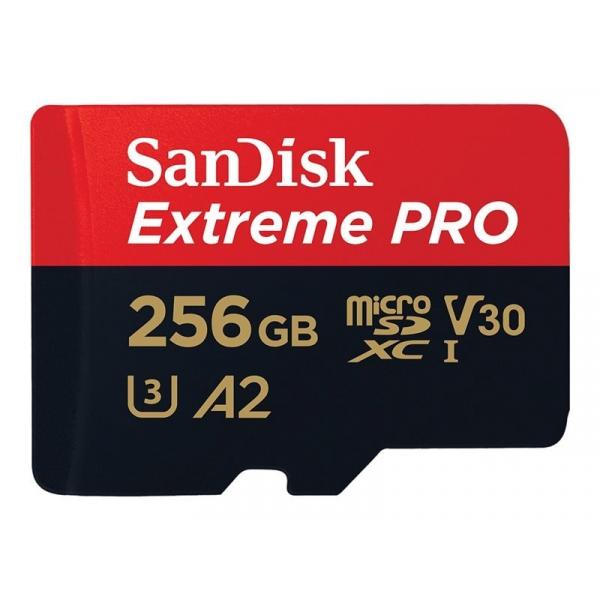 Mémoire Micro SDXC Sandisk Extreme Pro 256 Go