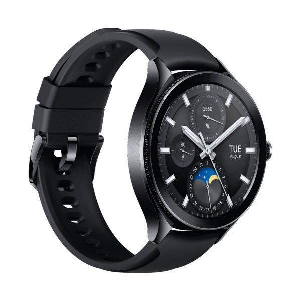 Xiaomi Watch 2 Pro Bluetooth Acciaio Nero con cinturino in fluorocarbonio nero