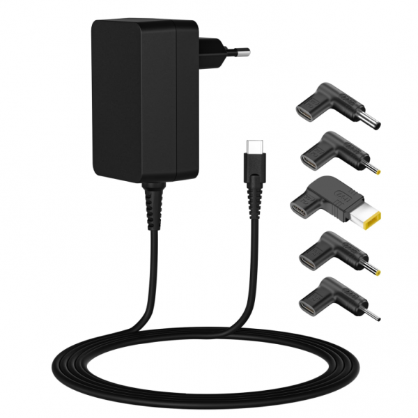 LEOTEC NOTEBOOK USB-C CHARGER 45W + 5 PROPS