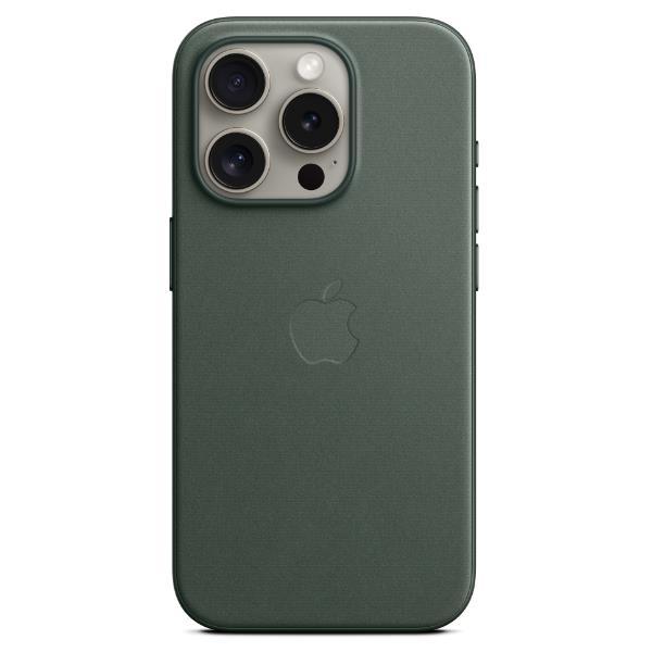 Capa Tecido Iphone 15 Pro Verde
