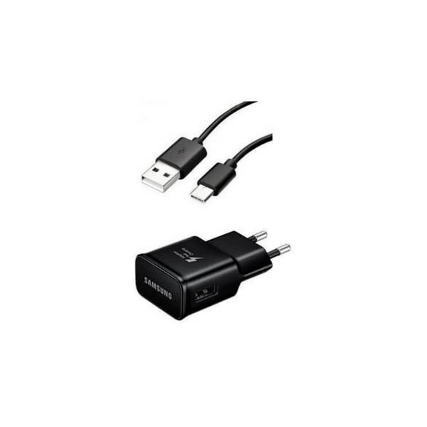Samsung charger with black USB-C cable EP-TA20EBE + EP-DG950