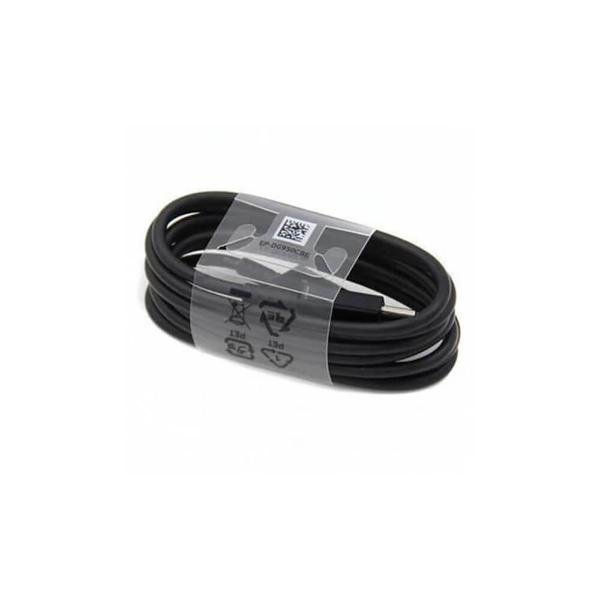 Samsung Ladegerät mit schwarzem USB-C-Kabel EP-TA20EBE + EP-DG950