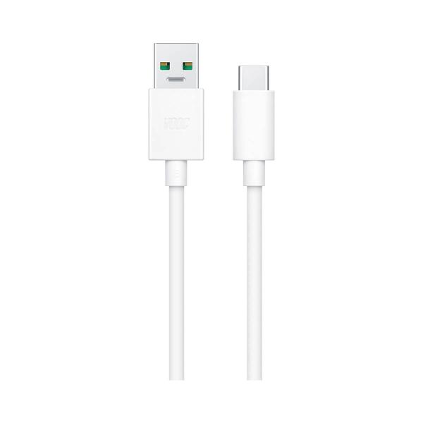 Oppo Vooc USB-A to USB-C Cable 1m White