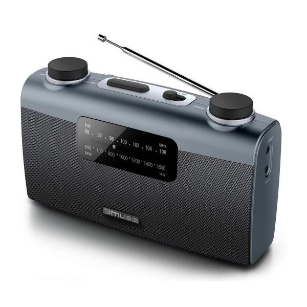 Muse M-058 R Cinza / Rádio Portátil