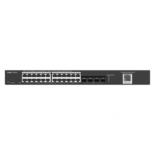 SCHALTER RUIJIE REYEE RG-NBS3100-24GT4SFP-P 5-PORT 10/100 MBit/s DESKTOP-SCHALTER