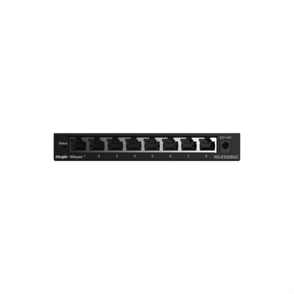 COMMUTATEUR RUIJIE REYEE RG-ES208GC COMMUTATEUR DE BUREAU 5 PORTS 10/100 MBPS