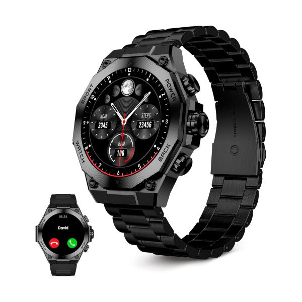 Ksix Titânio Preto / Smartwatch 1.43&quot;