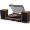 Muse Mt-108 Bt Legno / Giradischi Con Altoparlanti