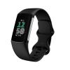 Fitbit Charge 6 Preto (Preto Obsidiana) e Corpo de Alumínio Preto