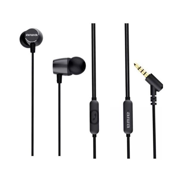 Aiwa Estm-30bk Black / Inear Wired Headphones