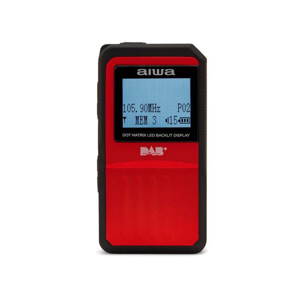 Aiwa Rd-20dab Rouge / Radio numérique portable Dab+ / Fm-rds