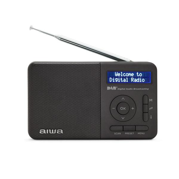 Aiwa Rd-40dab/bk Nero / Radio digitale portatile Dab+/ Fm -rds