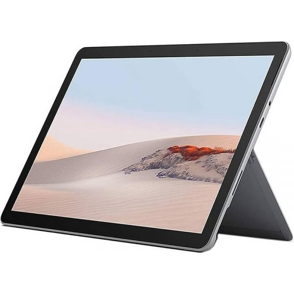 Microsoft Surface Go2 LTE Core M 8 128G SUF-00007 Platinum Brown Case Windows Pro Prata