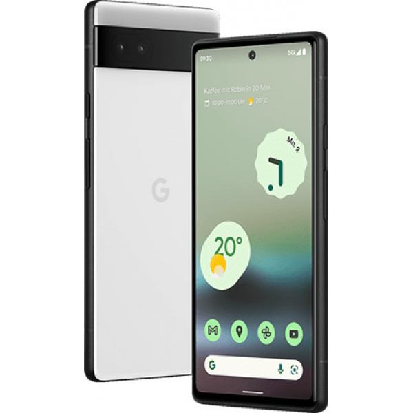 Google Pixel 6a 5G Doppia SIM 128 GB 6 GB RAM Bianco gesso